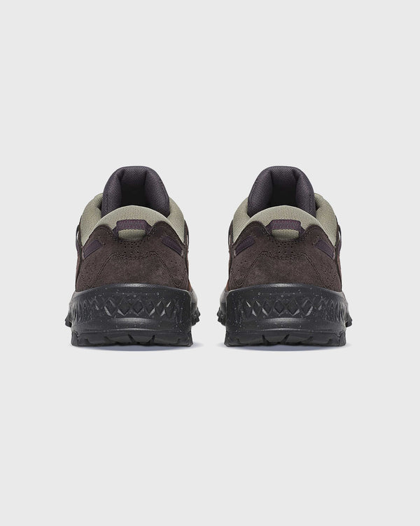 Saucony Grid Peak Zwart Groen achteraanzicht
