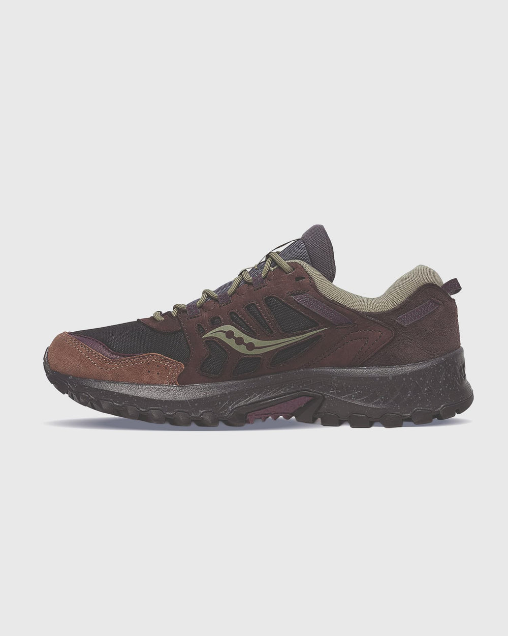 Saucony Grid Peak Zwart Groen links