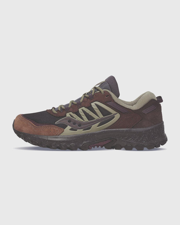 Saucony Grid Peak Zwart Groen links