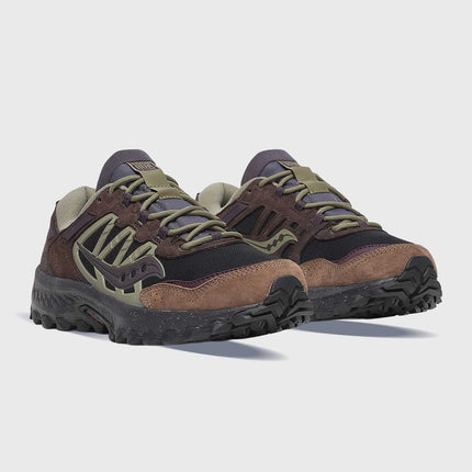 Saucony Grid Peak Zwart Groen zijaanzicht