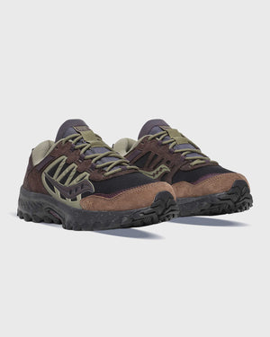 Saucony Grid Peak Zwart Groen zijaanzicht