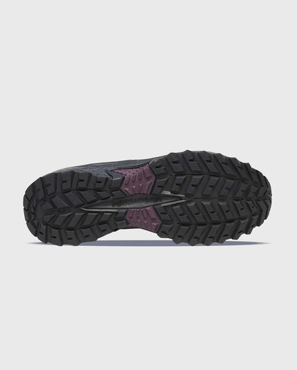 Saucony Grid Peak Zwart Groen zoolaanzicht
