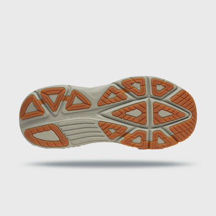 Saucony Guide 19 Hardloopschoen Salie Gum onderkant schoen buitenzool grip demping