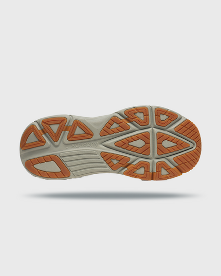 Saucony Guide 19 Hardloopschoen Salie Gum onderkant schoen buitenzool grip demping