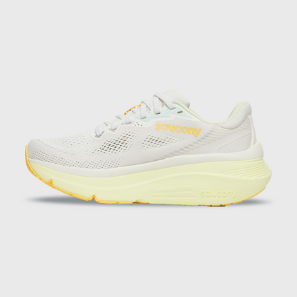 Saucony Guide 19 Hardloopschoen Wit Geel binnenkant schoen rechterschoen 