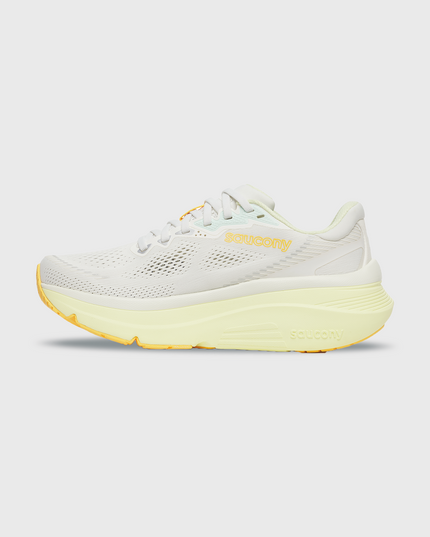 Saucony Guide 19 Hardloopschoen Wit Geel binnenkant schoen rechterschoen 