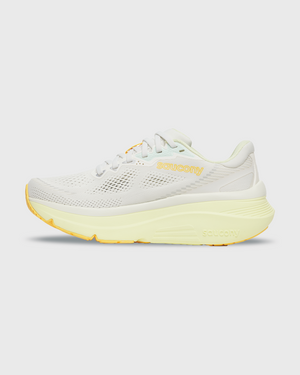 Saucony Guide 19 Hardloopschoen Wit Geel binnenkant schoen rechterschoen 