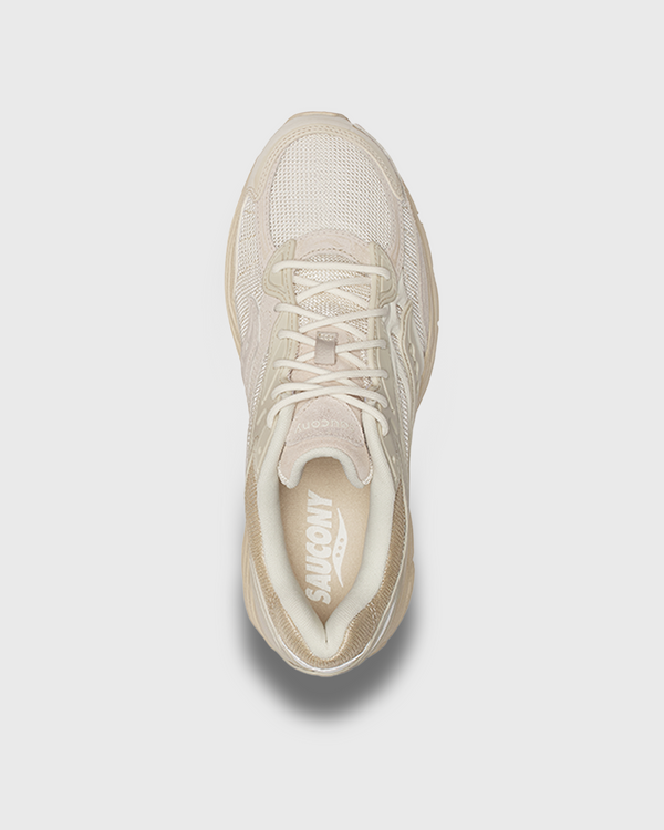 Saucony Progrid Omni 9 Sneaker Beige bovenaanzicht