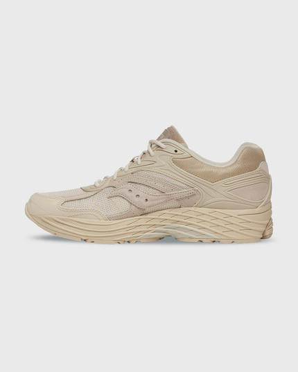 Saucony Progrid Omni 9 Sneaker Beige zijaanzicht binnenkant