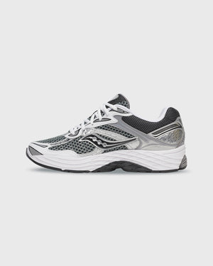Saucony Progrid Omni 9 Sneaker Grijs Zilver binnenkant met logo saucony 