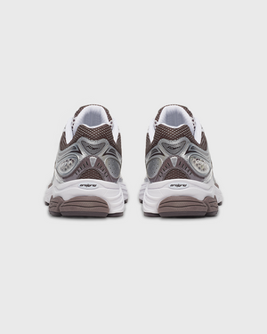 Saucony Progrid Omni 9 Sneaker Wit Bruin achterkant schoen hiel