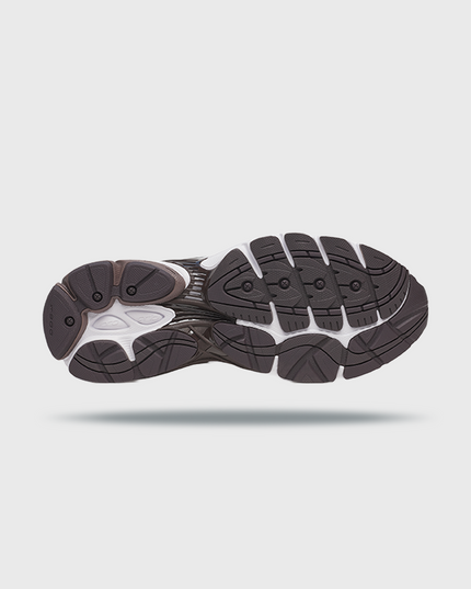 Saucony Progrid Omni 9 Sneaker Wit Bruin onderkant schoen outsole