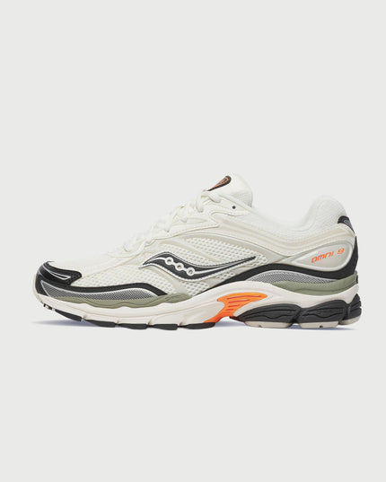 Saucony Progrid Omni 9 Sneaker Wit / Oranje LINKS