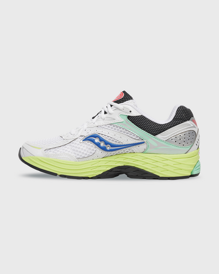 Saucony Progrid Omni 9 Sneaker Wit Tart binnenkant zijaanzicht burned sports den bosch