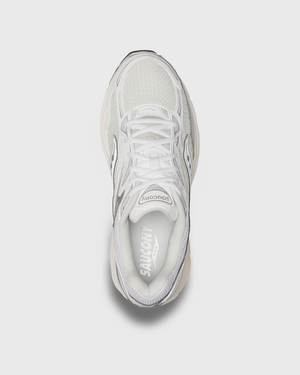 Saucony Progrid Omni 9 Sneaker Wit Zilver bovenaanzicht 