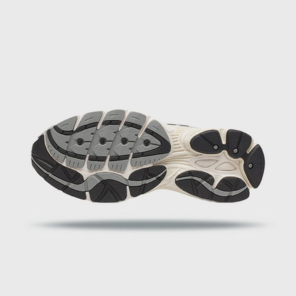 Saucony Progrid Omni 9 Sneaker Wit Zilver onderaanzicht