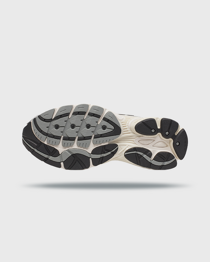 Saucony Progrid Omni 9 Sneaker Wit Zilver onderaanzicht