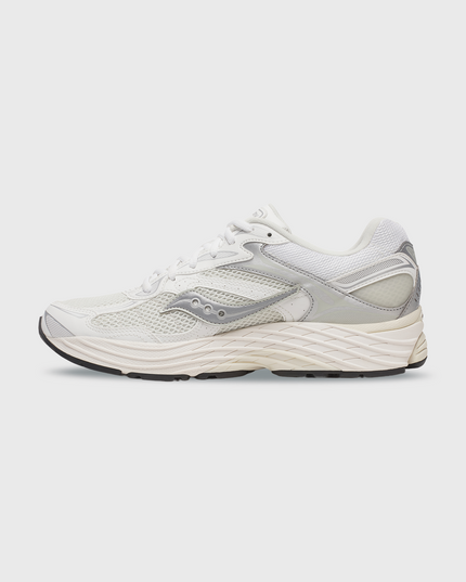 Saucony Progrid Omni 9 Sneaker Wit Zilver zijaanzicht binnenkant