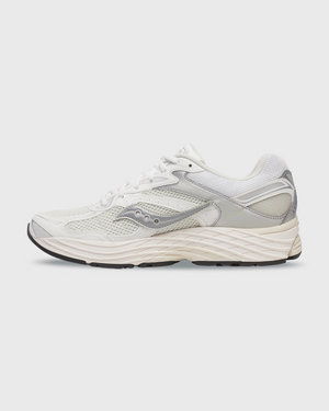 Saucony Progrid Omni 9 Sneaker Wit Zilver zijaanzicht binnenkant