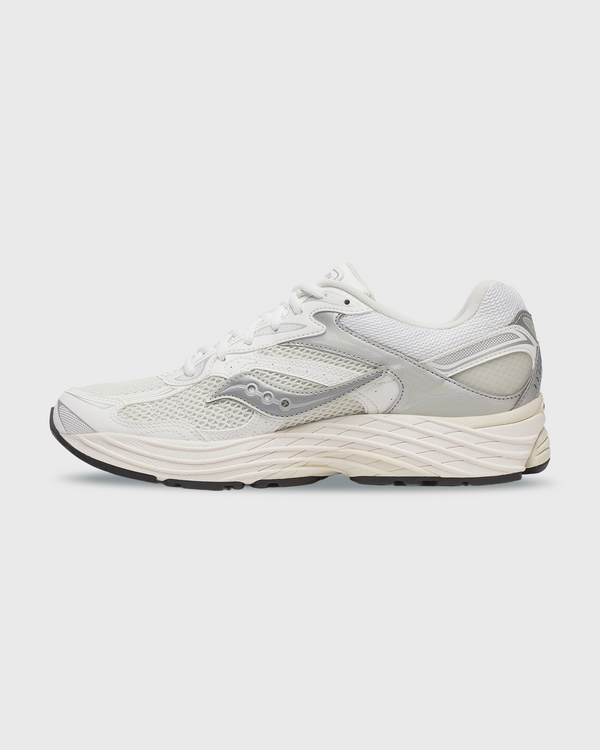 Saucony Progrid Omni 9 Sneaker Wit Zilver zijaanzicht binnenkant