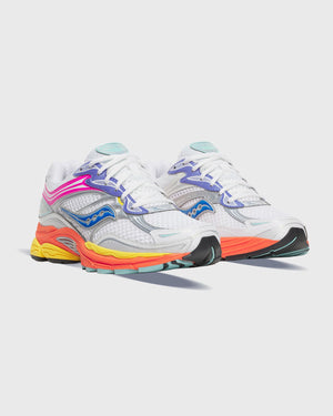 Saucony Progrid Omni 9 Sneaker Wit / Multikleur zijaanzicht