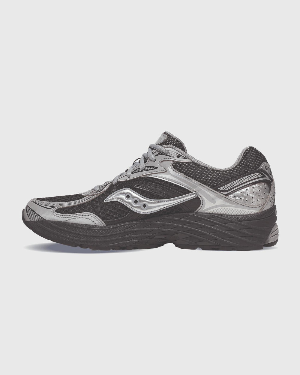 Saucony Progrid Omni 9 Sneaker Zwart / Zilver linkeraanzicht
