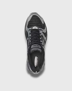 Saucony Progrid Triumph 4 Sneaker Zwart Zilver bovenkant schoen insole veters upper