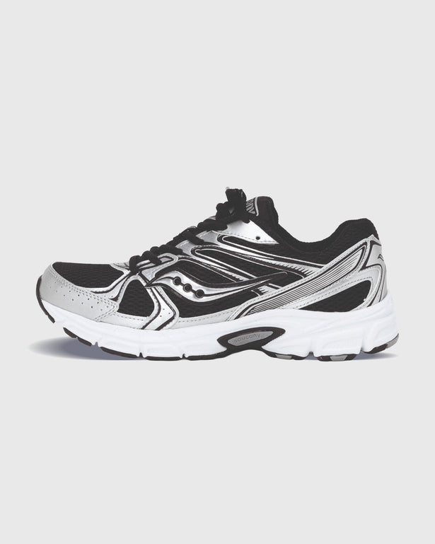 Saucony Ride Millennium Sneaker Zwart / Zilver linkeraanzicht