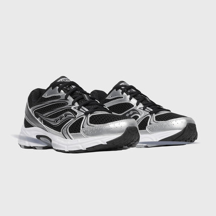  Saucony Ride Millennium Sneaker Zwart / Zilver zijaanzicht