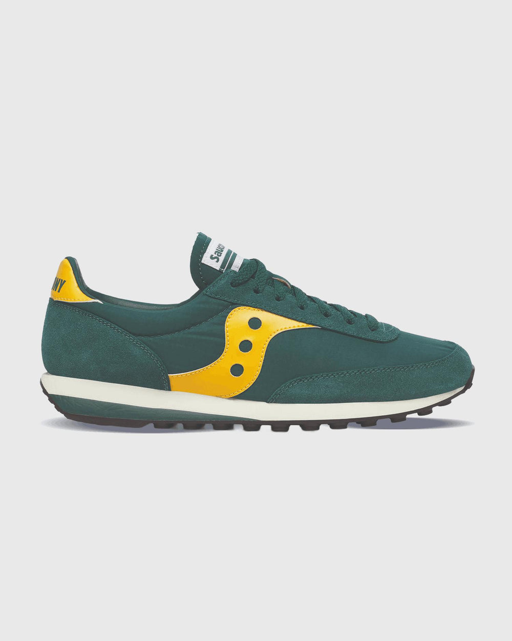 Saucony Trainer 80 Groen / Geel linker aanzicht