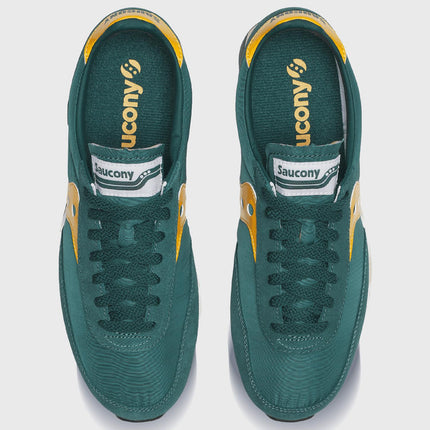 Saucony Trainer 80 Groen / Geel bovenaanzicht