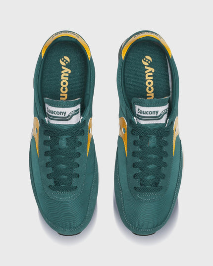 Saucony Trainer 80 Groen / Geel bovenaanzicht
