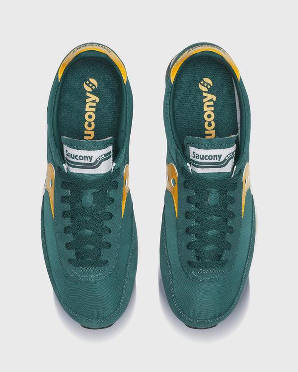 Saucony Trainer 80 Groen / Geel bovenaanzicht