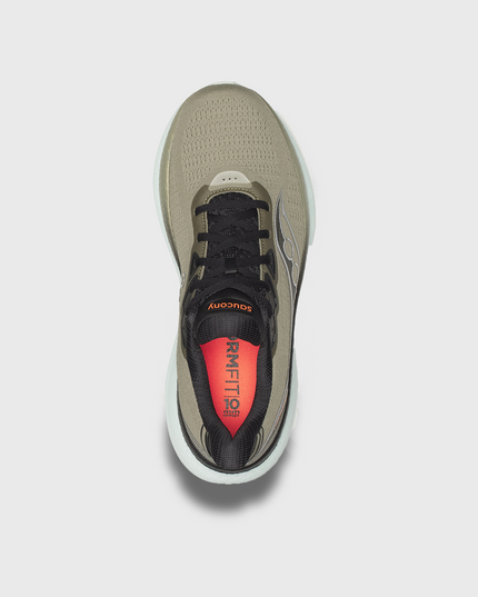 Saucony Triumph 23 Groen Zwart bovenkant schoen