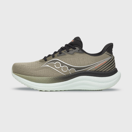 Saucony Triumph 23 Groen Zwart zijaanzicht buitenkant