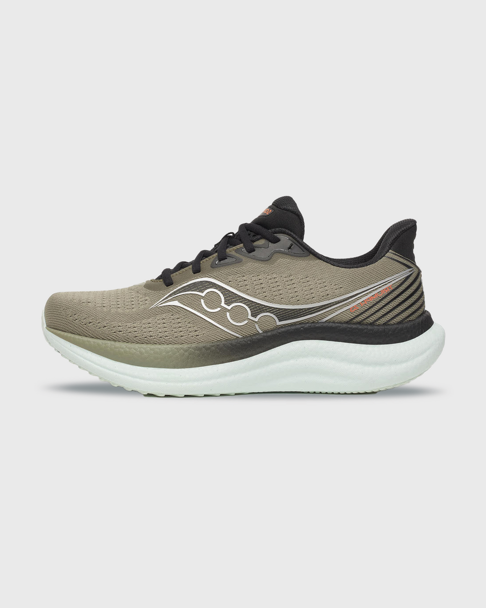 Saucony Triumph 23 Groen Zwart zijaanzicht buitenkant
