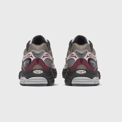 Saucony Progrid Omni 9 Sneaker Beige bordeaux achteraanzicht