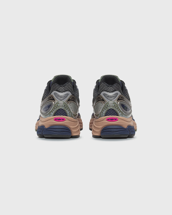 Saucony Progrid Omni 9 Sneaker Blue Brush Achteraanzicht paar 