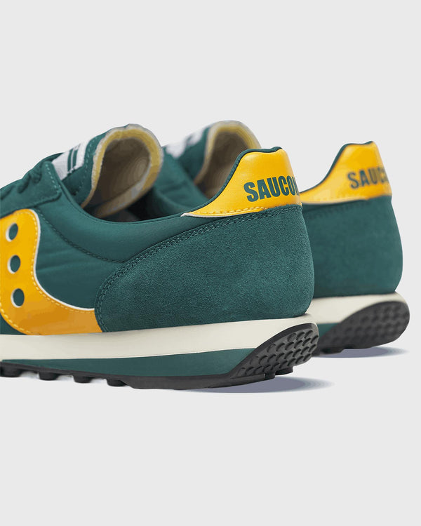 Saucony Trainer 80 Groen / Geel achteraanzicht