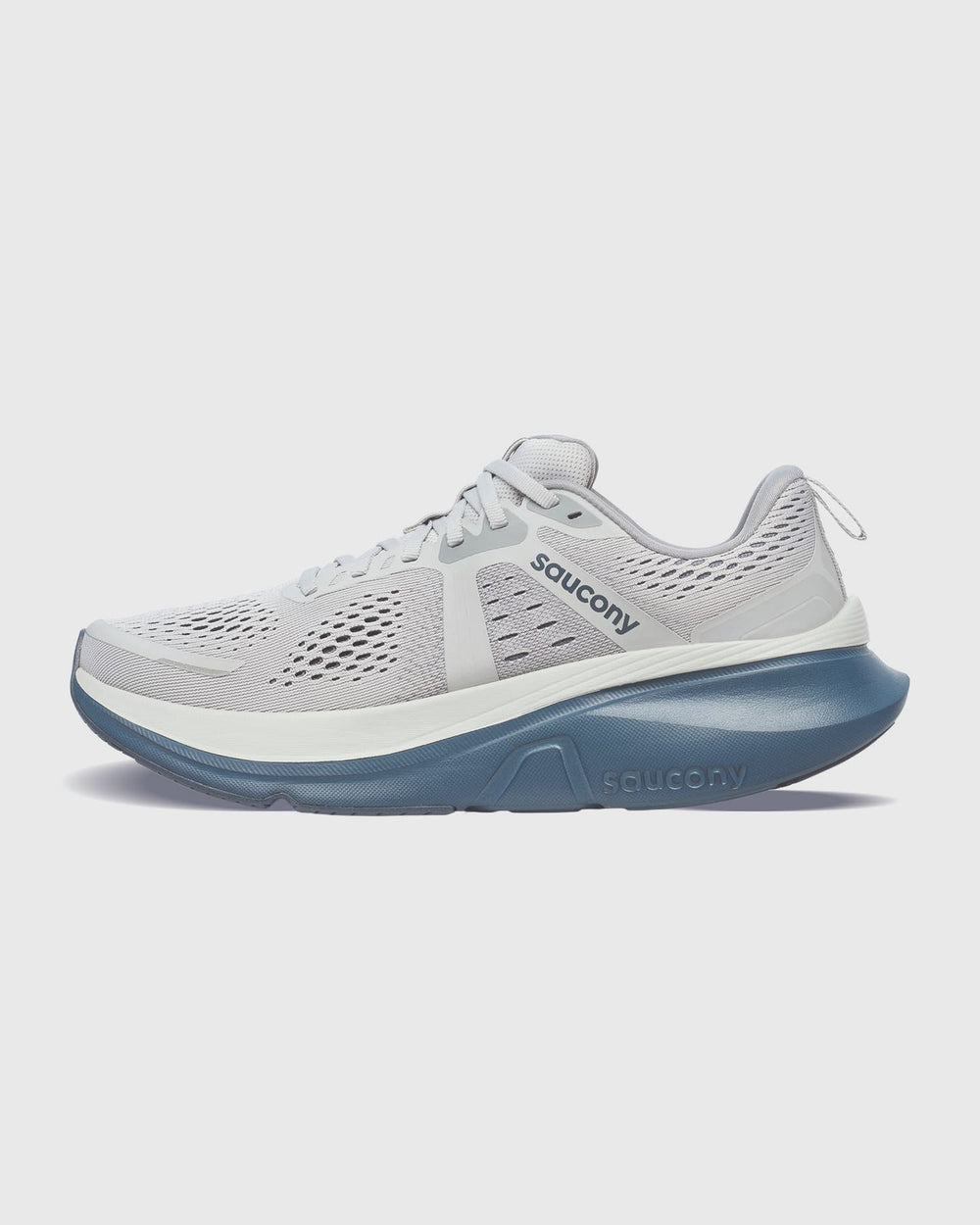 Saucony Guide 18 Hardloopschoen Grijs / Blauw Links