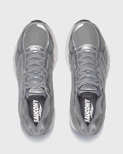 Saucony Progrid Guide 7 Sneaker Grijs Zilver bovenaaznzicht