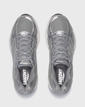 Saucony Progrid Guide 7 Sneaker Grijs Zilver bovenaaznzicht