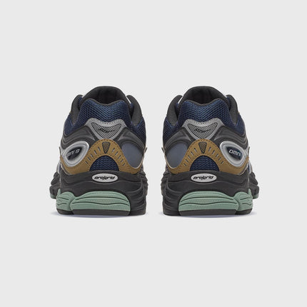 Saucony Progrid Omni 9 Sneaker Navy/bruin Achteraanzicht