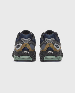 Saucony Progrid Omni 9 Sneaker Navy/bruin Achteraanzicht