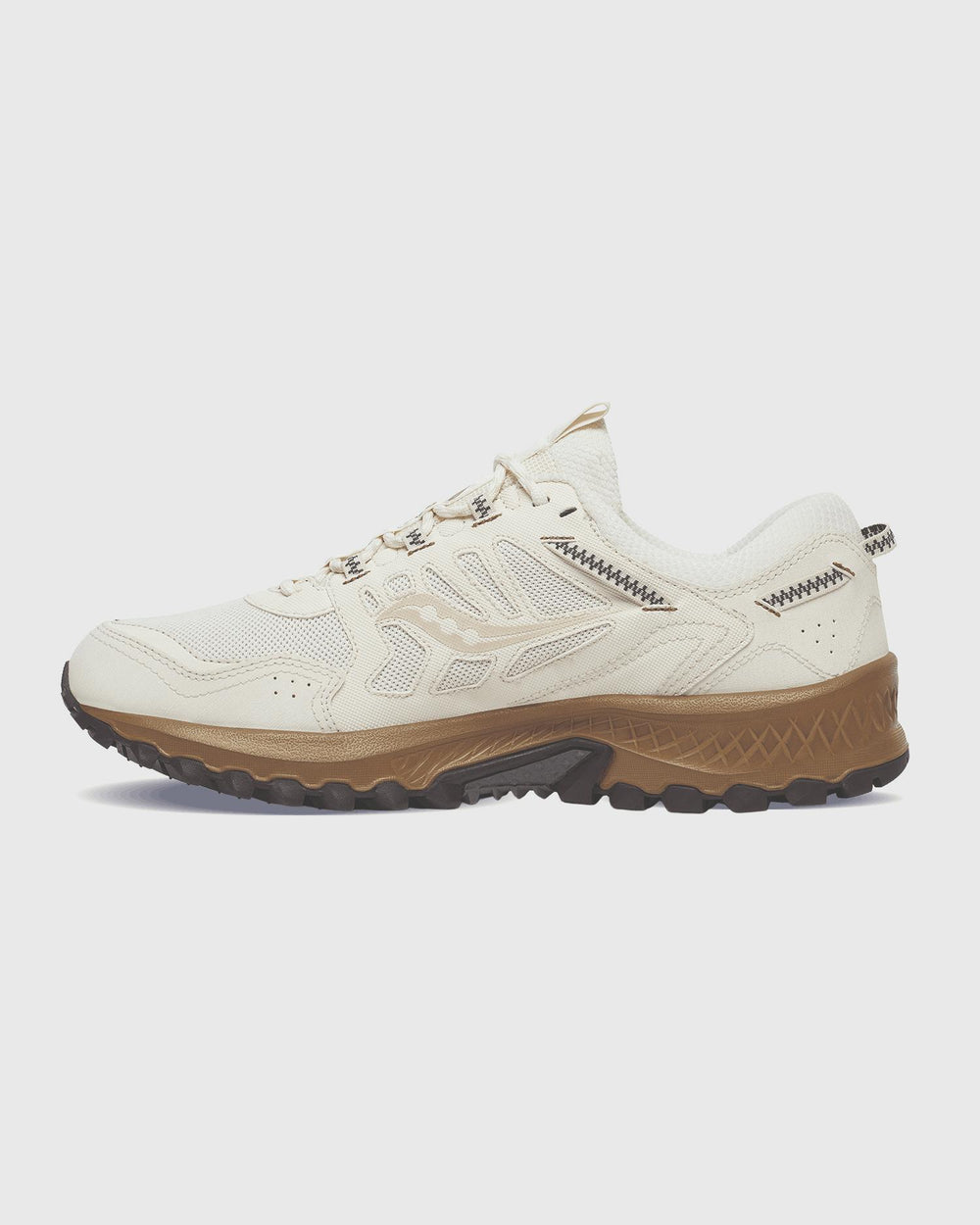 Saucony Grid Peak Ivory Gold Linkeraanzicht buitekant