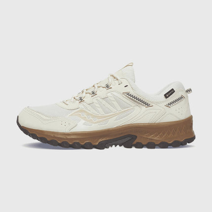 Saucony Grid Peak Ivory Gold Linkeraanzicht buitekant
