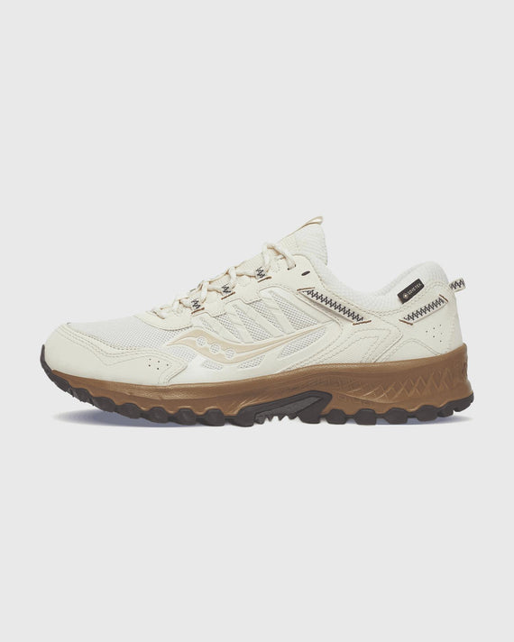 Saucony Grid Peak Ivory Gold Linkeraanzicht buitekant