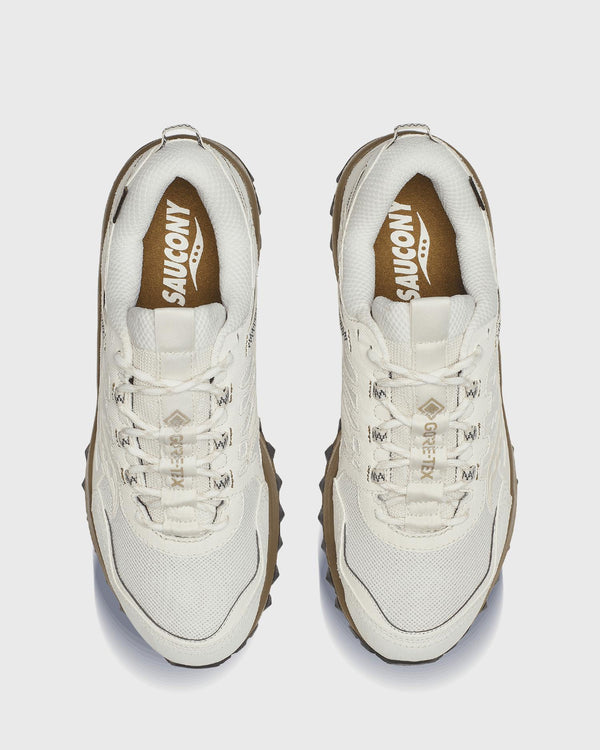 Saucony Grid Peak Ivory Gold bovenaanzicht