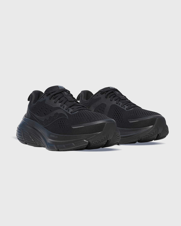 Saucony Guide 18 Hardloopschoen Zwart Zijaanzicht
