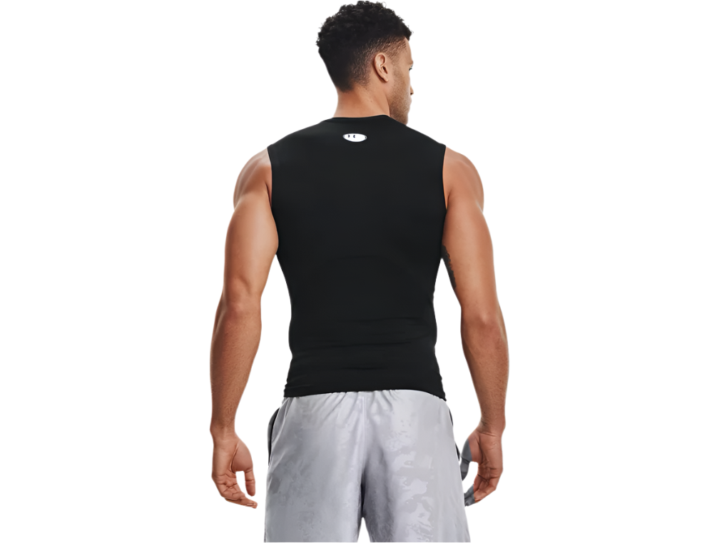 Under Armour Compression Shirt Sleeveless Zwart